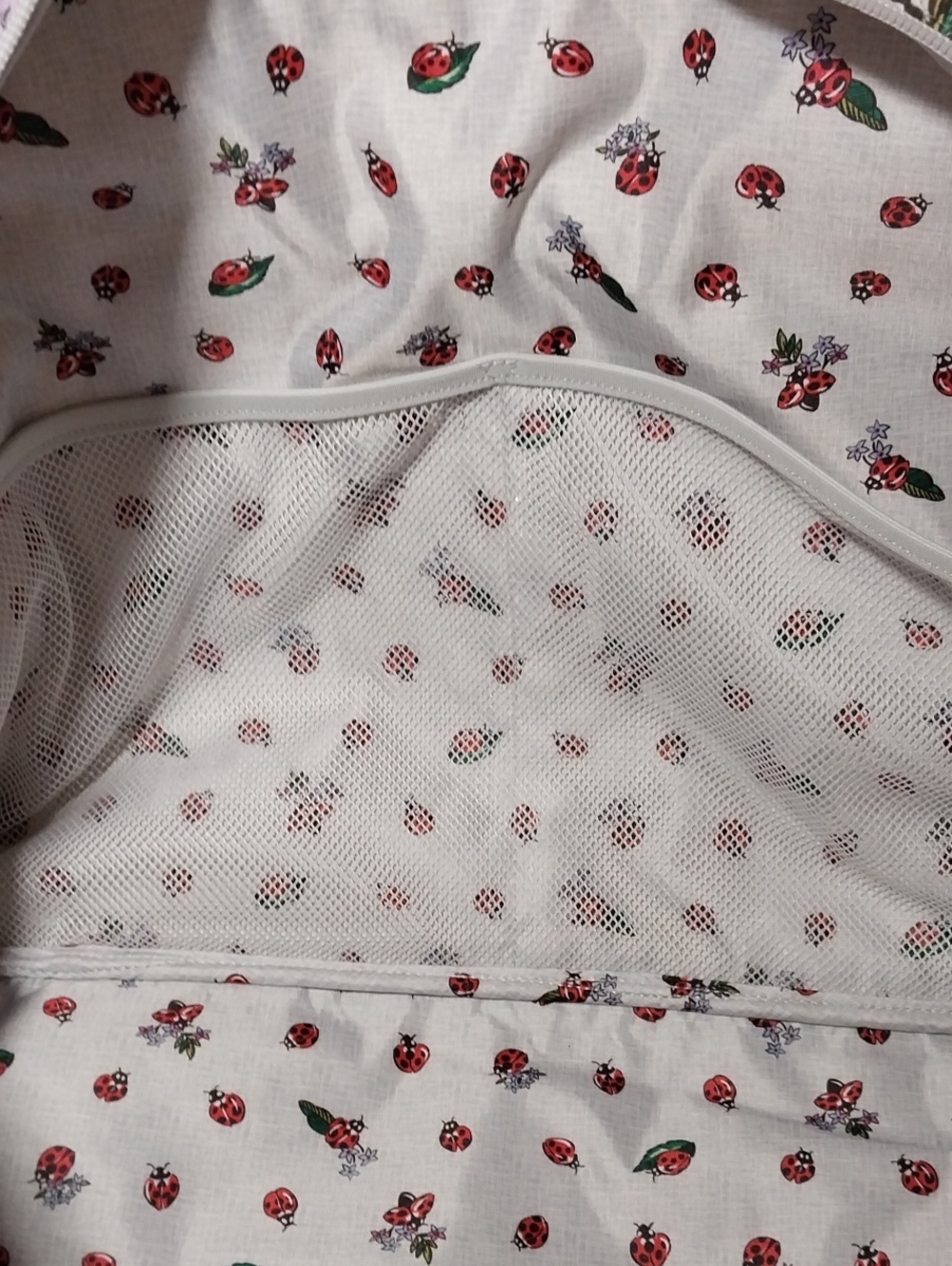 Vera Bradley Grand Weekender Lavender Meadow - Picture 9 of 12